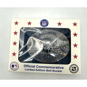 Siskiyou NFL Baltimore Ravens Belt Buckle Limited Edition UNOPENED IN BOX